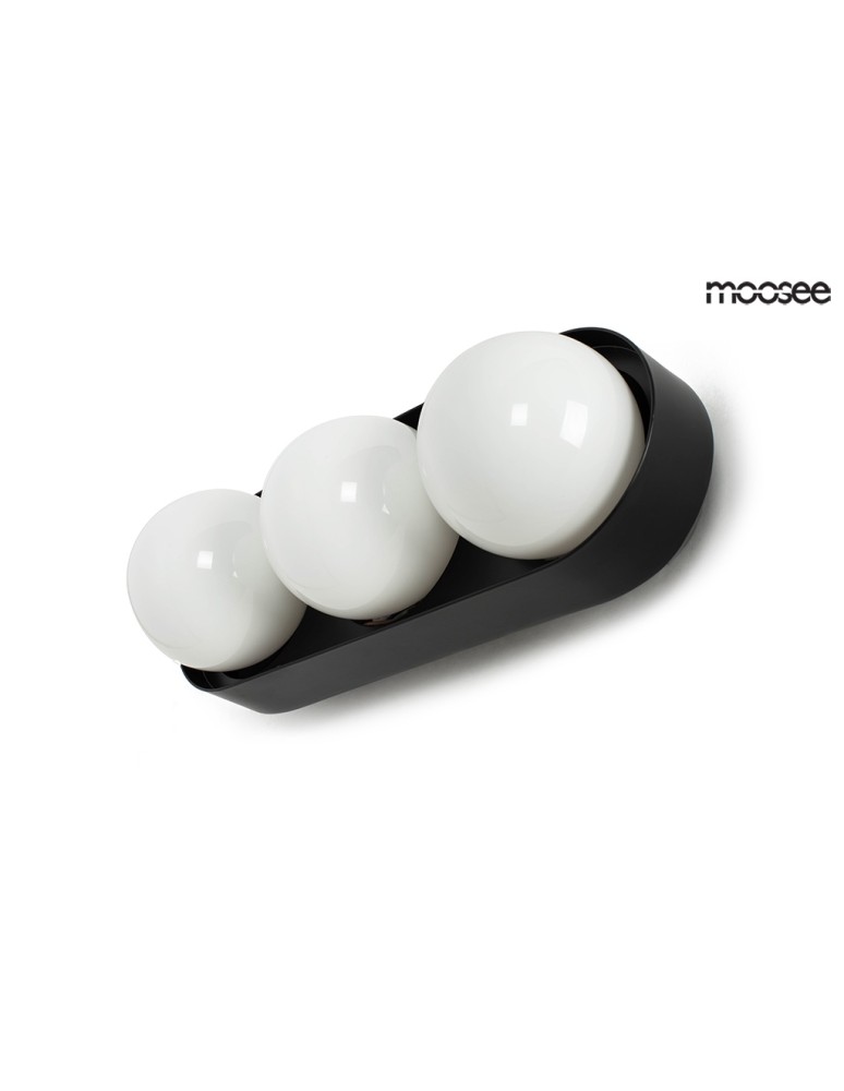 MOOSEE lampa ścienna DROPS 3 czarna (MSE010100272) MOOSEE lampa ścienna DROPS 3 czarna (MSE010100272)