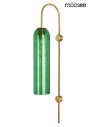 MOOSEE lampa ścienna SLACK złota / zielona (MSE010100342)