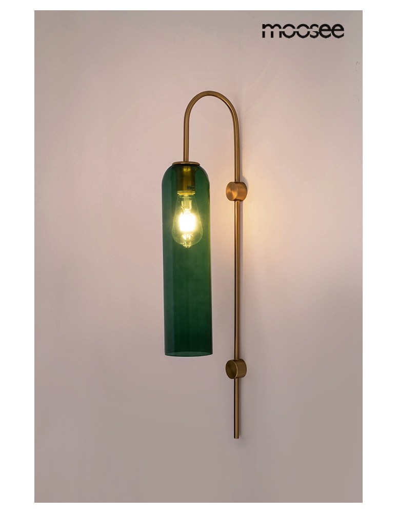 MOOSEE lampa ścienna SLACK złota / zielona (MSE010100342) MOOSEE lampa ścienna SLACK złota / zielona (MSE010100342)