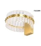 Moosee MOOSEE lampa ścienna SATURNUS WALL złota - LED, kryształ, stal szczotkowana (MSE01040015) Moosee MOOSEE lampa ścienna SATURNUS WALL złota - LED, kryształ, stal szczotkowana (MSE01040015)