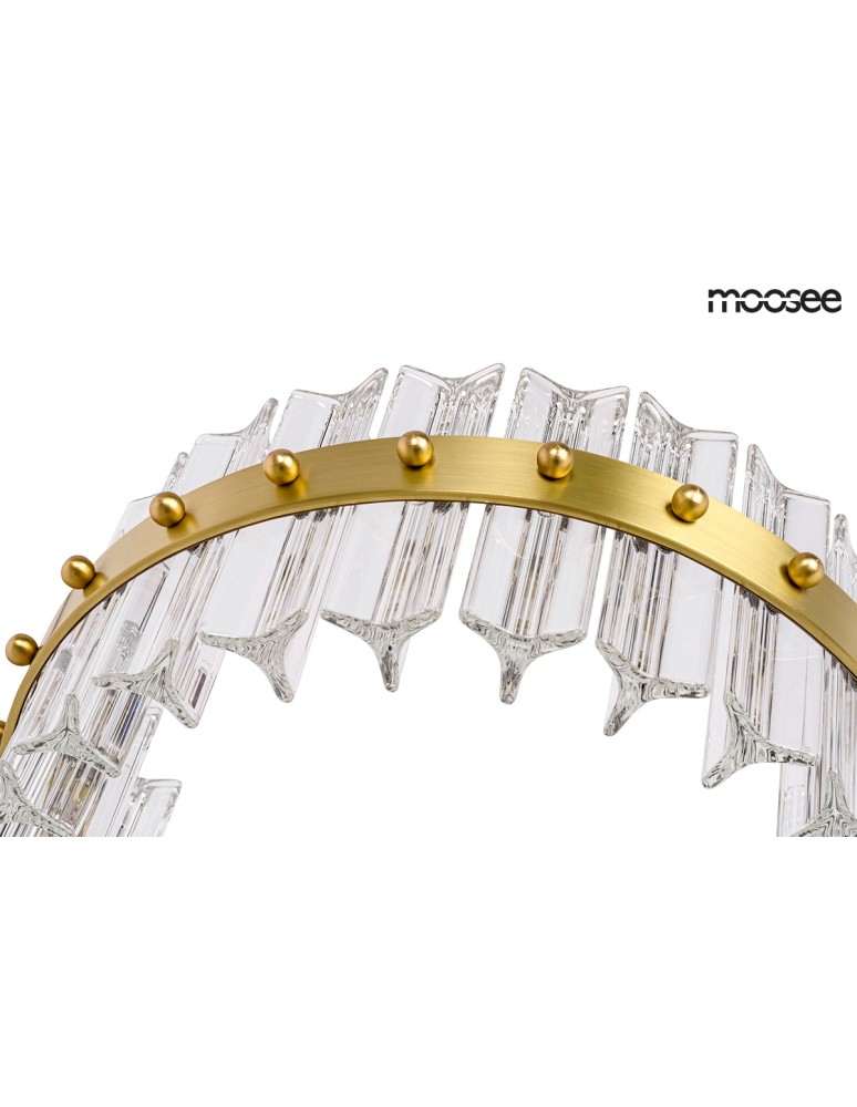 Moosee MOOSEE lampa ścienna SATURNUS WALL złota - LED, kryształ, stal szczotkowana (MSE01040015) Moosee MOOSEE lampa ścienna SATURNUS WALL złota - LED, kryształ, stal szczotkowana (MSE01040015)