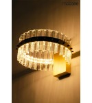 Moosee MOOSEE lampa ścienna SATURNUS WALL złota - LED, kryształ, stal szczotkowana (MSE01040015) Moosee MOOSEE lampa ścienna SATURNUS WALL złota - LED, kryształ, stal szczotkowana (MSE01040015)