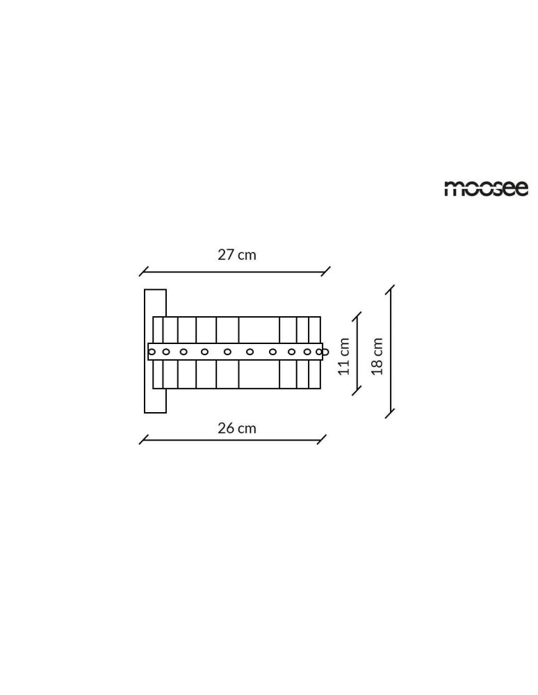 Moosee MOOSEE lampa ścienna SATURNUS WALL złota - LED, kryształ, stal szczotkowana (MSE01040015) Moosee MOOSEE lampa ścienna SATURNUS WALL złota - LED, kryształ, stal szczotkowana (MSE01040015)
