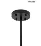 Lampy wiszące - Moosee MOOSEE lampa wisząca ASTRIFERO 10 czarna / bursztynowa (MSE010100181) - product 4