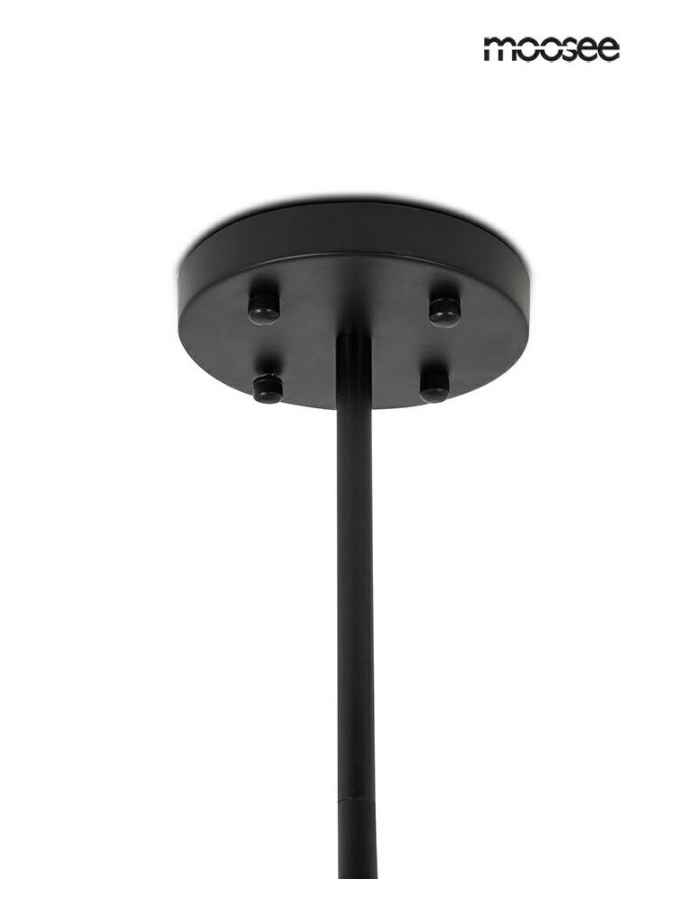 Moosee MOOSEE lampa wisząca ASTRIFERO 10 czarna / bursztynowa (MSE010100181)