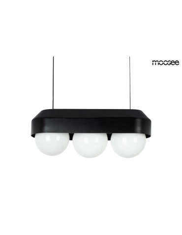 MOOSEE lampa wisząca DROPS 3 czarna (MSE010100273)