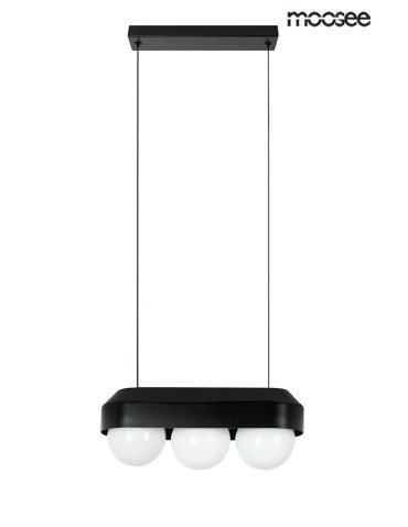 MOOSEE lampa wisząca DROPS 3 czarna (MSE010100273) - produkt 2
