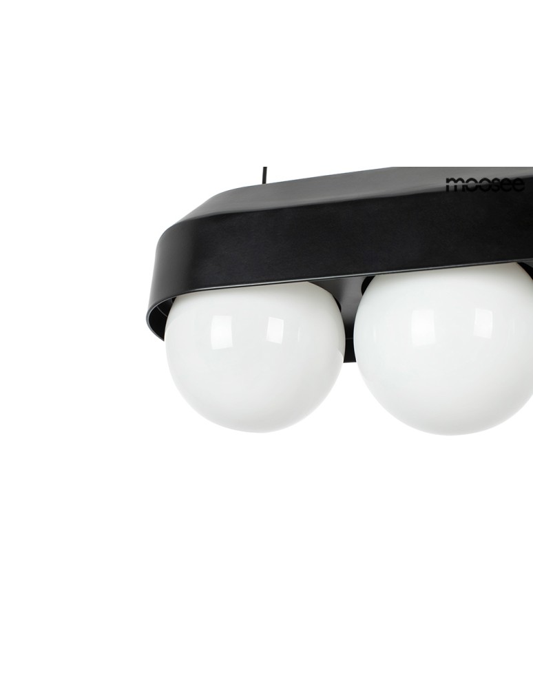 MOOSEE lampa wisząca DROPS 3 czarna (MSE010100273)