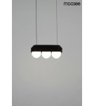 Lampy wiszące - MOOSEE lampa wisząca DROPS 3 czarna (MSE010100273) - product 6