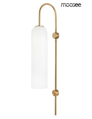 MOOSEE lampa ścienna SLACK złota / biała (MSE010100341)