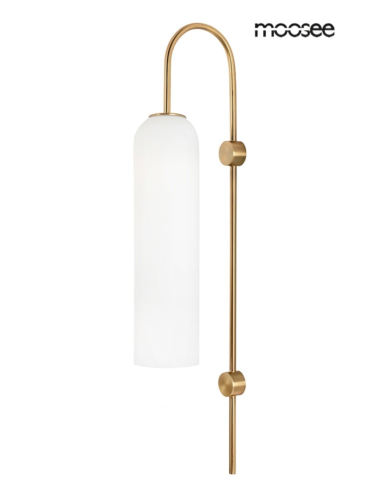 MOOSEE lampa ścienna SLACK złota / biała (MSE010100341) MOOSEE lampa ścienna SLACK złota / biała (MSE010100341)