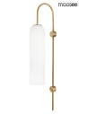 MOOSEE lampa ścienna SLACK złota / biała (MSE010100341)