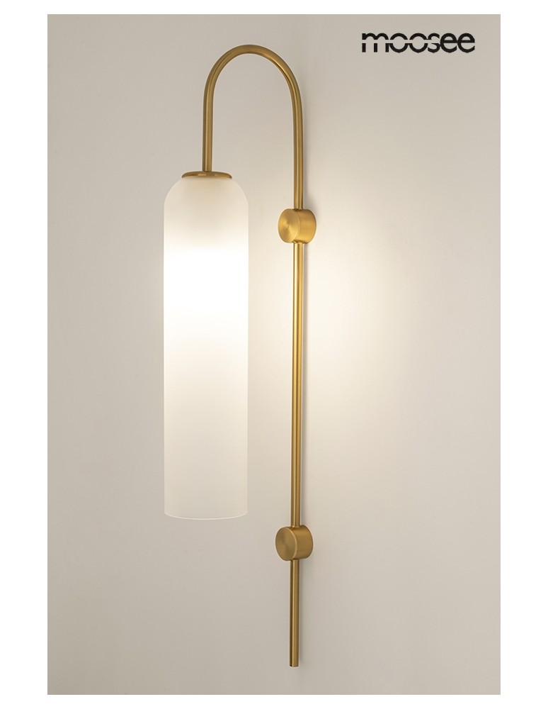 MOOSEE lampa ścienna SLACK złota / biała (MSE010100341) MOOSEE lampa ścienna SLACK złota / biała (MSE010100341)