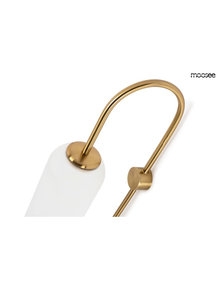 MOOSEE lampa ścienna SLACK złota / biała (MSE010100341) MOOSEE lampa ścienna SLACK złota / biała (MSE010100341)