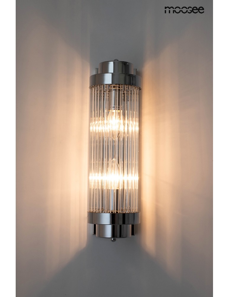 MOOSEE lampa ścienna COLUMN 40 srebrna (MSE010100360) MOOSEE lampa ścienna COLUMN 40 srebrna (MSE010100360)
