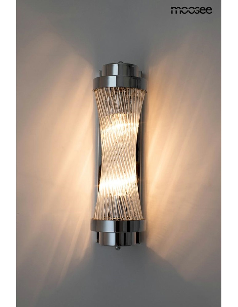 MOOSEE lampa ścienna COLUMN 40 srebrna (MSE010100360) MOOSEE lampa ścienna COLUMN 40 srebrna (MSE010100360)