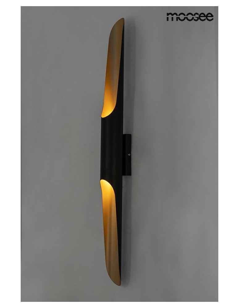 Moosee MOOSEE lampa ścienna CONTEO WALL czarna / złota (MSE010400124) Moosee MOOSEE lampa ścienna CONTEO WALL czarna / złota (MSE010400124)