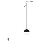 Kinkiety - Moosee MOOSEE lampa ścienna BOWL czarna (MSE010100173) - product 1