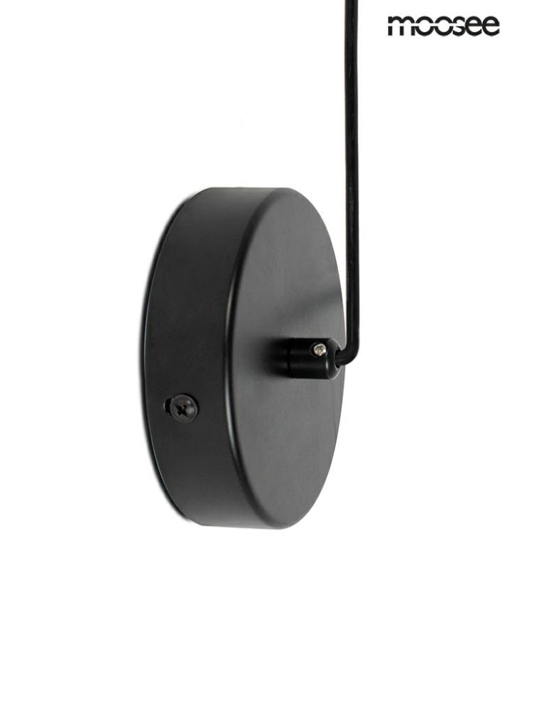 Kinkiety - Moosee MOOSEE lampa ścienna BOWL czarna (MSE010100173) - product kolory-swiatla.pl 4