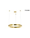 Moosee MOOSEE lampa wisząca RING LUXURY 70  złota - LED, chromowane złoto (MSE010100170)
