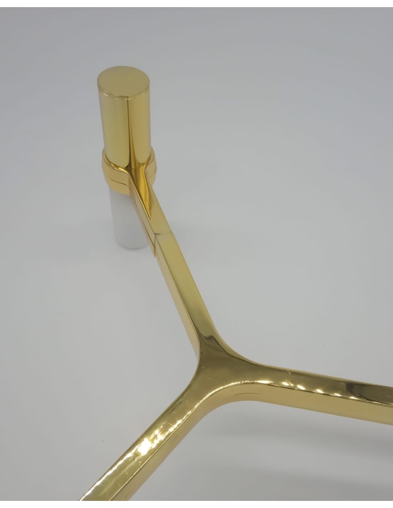 Step into Design Lampa wisząca CANDLES-10 złota 165cm