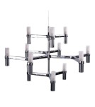 Step into Design Lampa wisząca CANDLES-12A chrom 75cm Step into Design Lampa wisząca CANDLES-12A chrom 75cm
