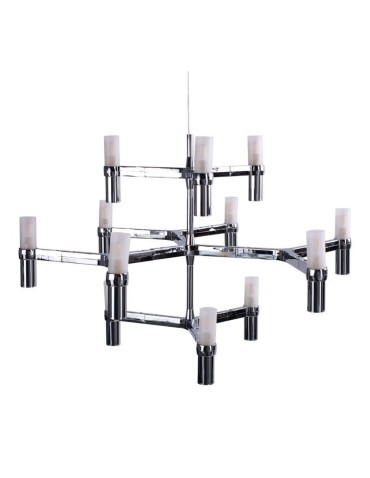 Step into Design Lampa wisząca CANDLES-12A chrom 75cm
