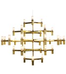 Step into Design Lampa wisząca CANDLES-30 złota 120cm Step into Design Lampa wisząca CANDLES-30 złota 120cm