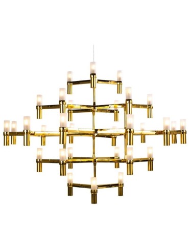 Step into Design Lampa wisząca CANDLES-30 złota 120cm