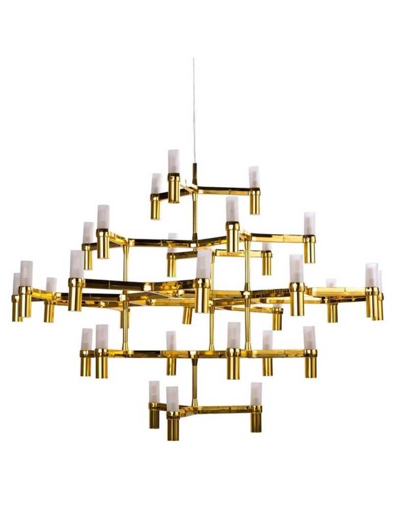Step into Design Lampa wisząca CANDLES-30 złota 120cm Step into Design Lampa wisząca CANDLES-30 złota 120cm