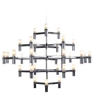Step into Design Lampa wisząca CANDLES-30 chrom 120cm Step into Design Lampa wisząca CANDLES-30 chrom 120cm