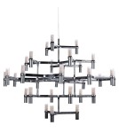 Step into Design Lampa wisząca CANDLES-30 chrom 120cm Step into Design Lampa wisząca CANDLES-30 chrom 120cm