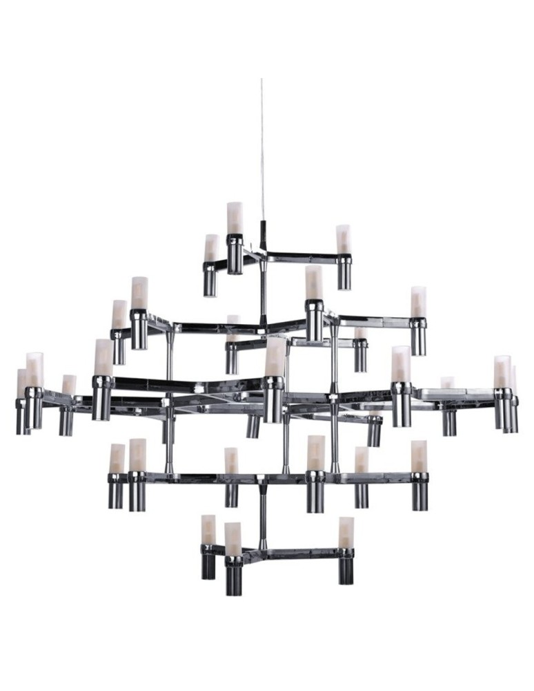 Step into Design Lampa wisząca CANDLES-30 chrom 120cm Step into Design Lampa wisząca CANDLES-30 chrom 120cm