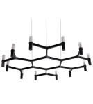 Step into Design Lampa wisząca CANDLES-12B czarna 106cm Step into Design Lampa wisząca CANDLES-12B czarna 106cm