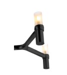 Step into Design Lampa wisząca CANDLES-12B czarna 106cm Step into Design Lampa wisząca CANDLES-12B czarna 106cm