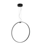 Step into Design Lampa wisząca ACIRCULO led czarna 60cm Step into Design Lampa wisząca ACIRCULO led czarna 60cm
