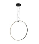 Step into Design Lampa wisząca ACIRCULO led czarna 60cm Step into Design Lampa wisząca ACIRCULO led czarna 60cm