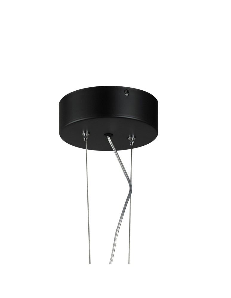 Step into Design Lampa wisząca ACIRCULO led czarna 60cm Step into Design Lampa wisząca ACIRCULO led czarna 60cm