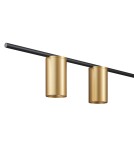Step into Design Lampa wisząca LUNGO czarno złota 135cm Step into Design Lampa wisząca LUNGO czarno złota 135cm
