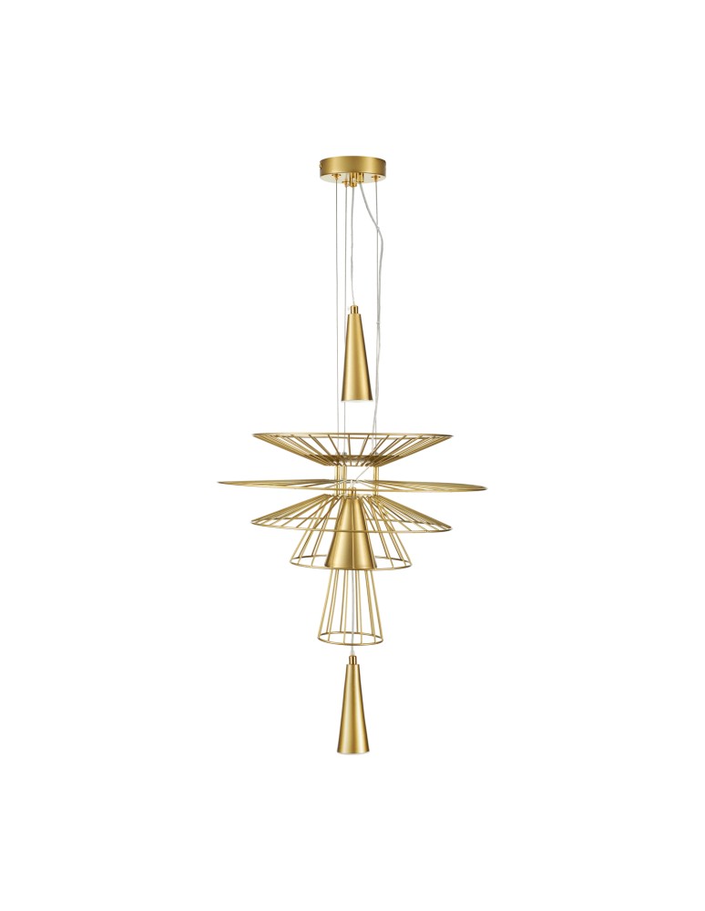 Step into Design Lampa wisząca SUSSO S złota 40cm 