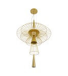 Step into Design Lampa wisząca SUSSO L złota 60cm Step into Design Lampa wisząca SUSSO L złota 60cm