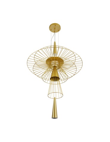 Step into Design Lampa wisząca SUSSO L złota 60cm  - produkt 2