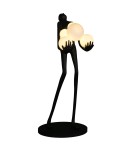Lampy podłogowe designerskie - Step into Design Lampa podłogowa WOMAN czarna 180cm - product 2