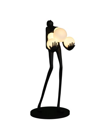 Step into Design Lampa podłogowa WOMAN czarna 180cm - produkt 2