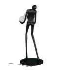 Lampy podłogowe designerskie - Step into Design Lampa podłogowa WOMAN czarna 180cm - product 10