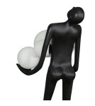 Lampy podłogowe designerskie - Step into Design Lampa podłogowa WOMAN czarna 180cm - product 12