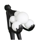 Lampy podłogowe designerskie - Step into Design Lampa podłogowa WOMAN czarna 180cm - product 13