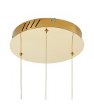 Step into Design Lampa wisząca CIRCLE 60+60+60 LED złoty połysk na 1 podsufitce Step into Design Lampa wisząca CIRCLE 60+60+60 LED złoty połysk na 1 podsufitce