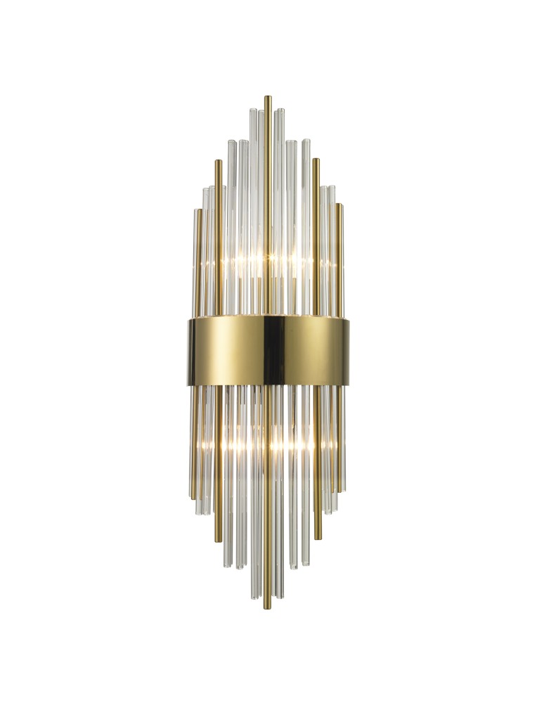 Step into Design Lampa ścienna DRACO złota 60cm
