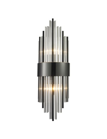 Step into Design Lampa ścienna DRACO czarna 60cm